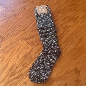 American Eagle Shimmer Boot Socks
